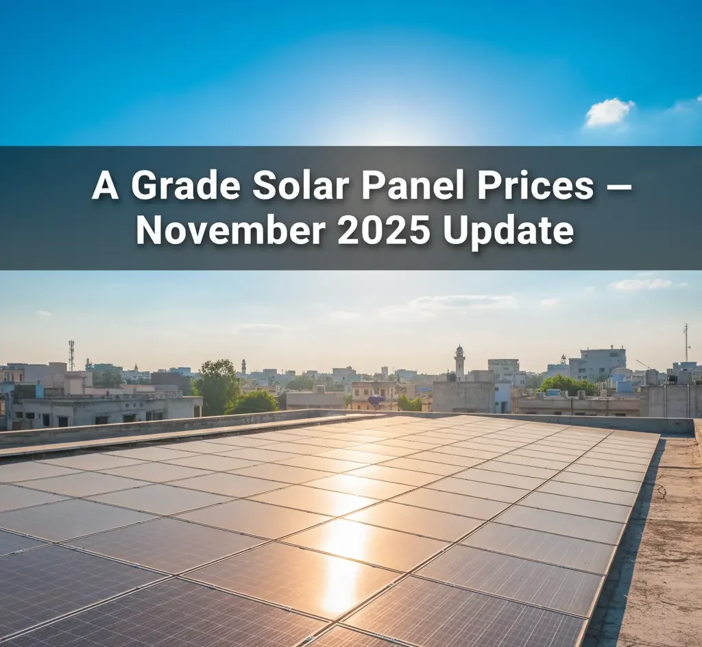 solar panel price in pakistan updates