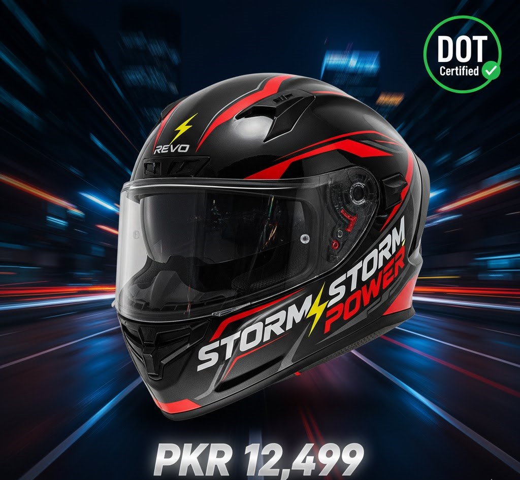 Revo Storm Full Face Helmet Price in Pakistan 2025