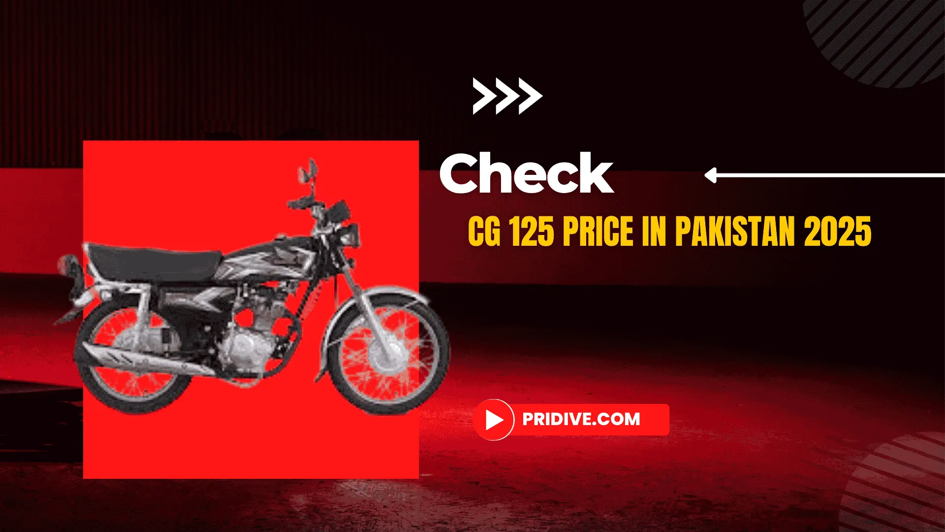 CG 125 Price in Pakistan 2025