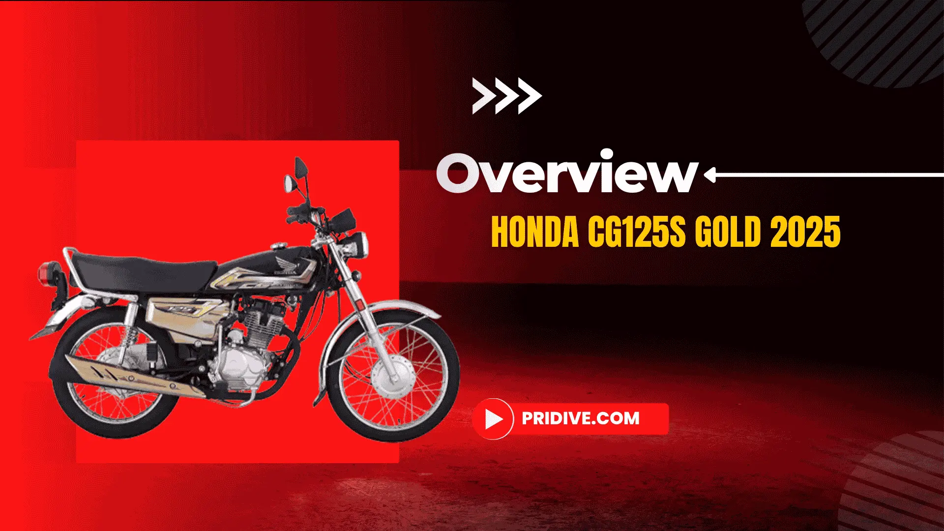 Honda CG125S Gold 2025