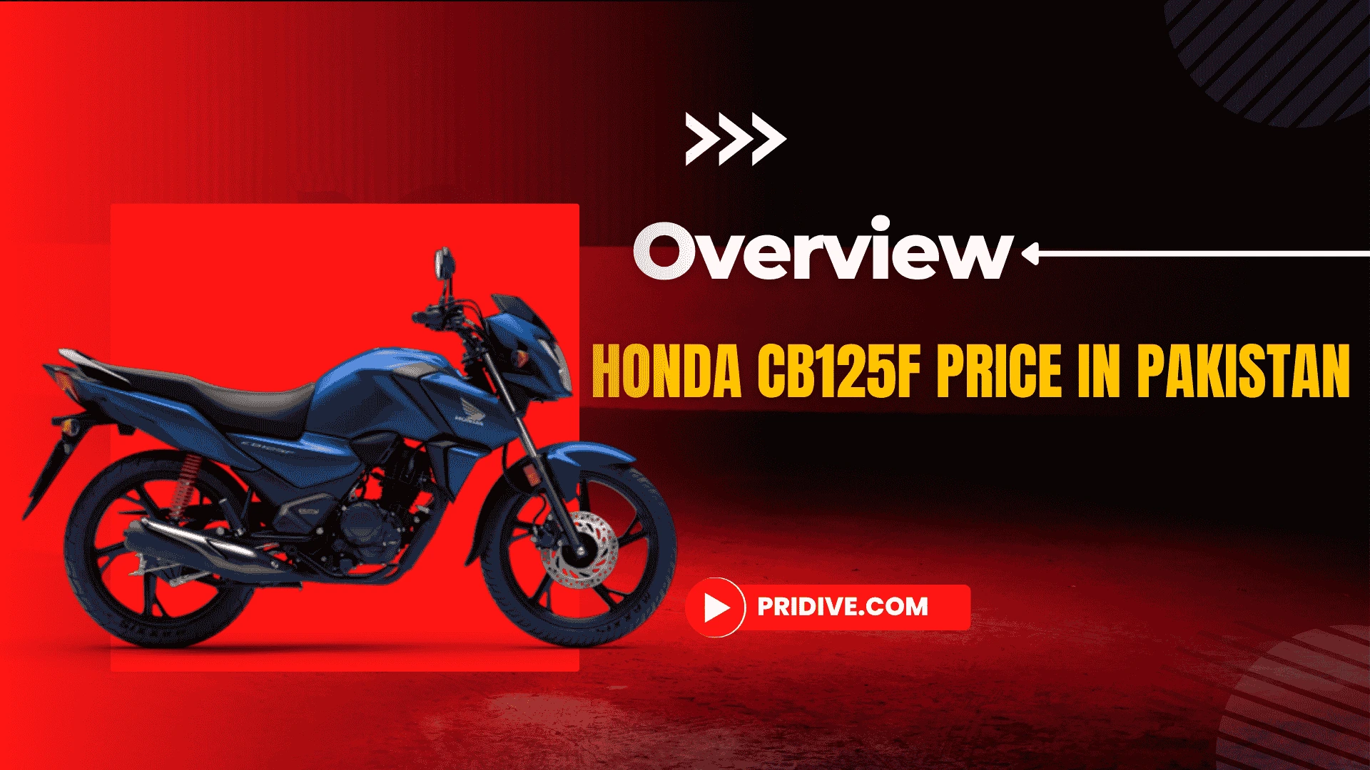 Honda CB125F Price in Pakistan