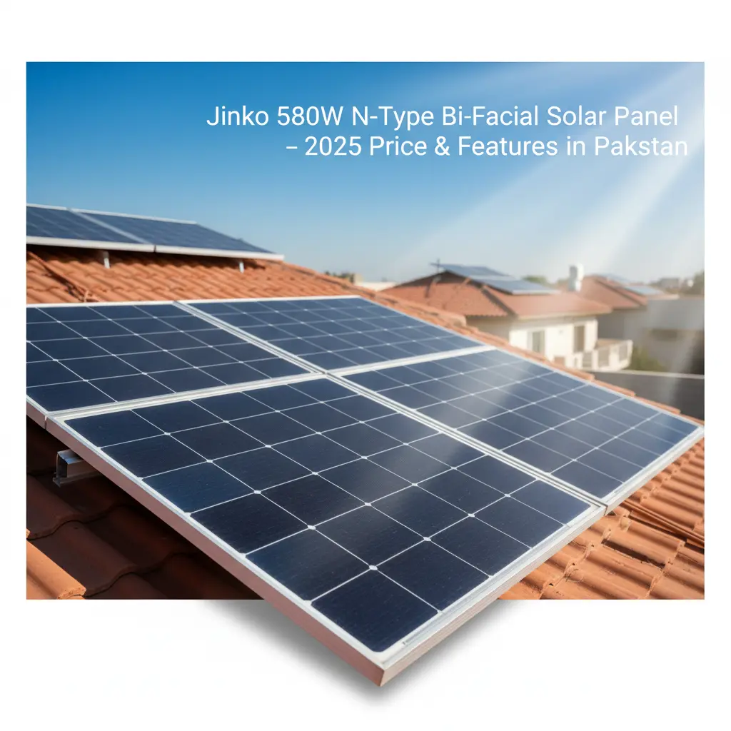 Jinko 580 Watt N-Type Bi-Facial Solar Panel Price in Pakistan