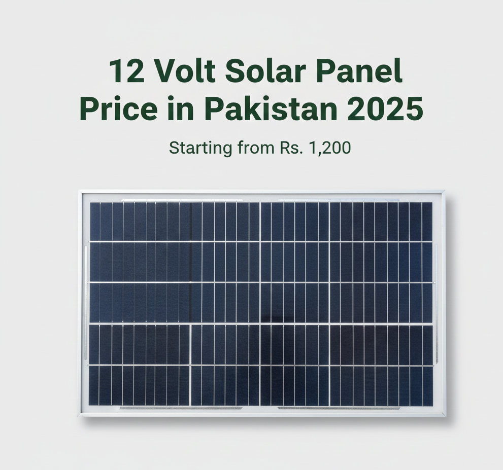 12 Volt Solar Panel Price in Pakistan 2025